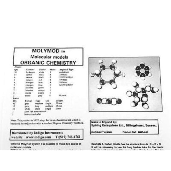 MOLYMOD math science  Molecular Model, chemistry set, science kit, learning tool - Picture 5 of 9